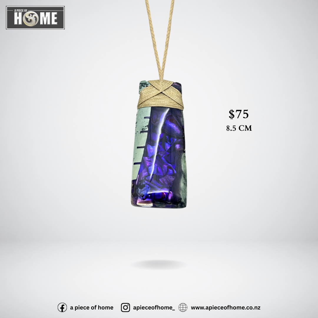 Purple Resin 8 cm