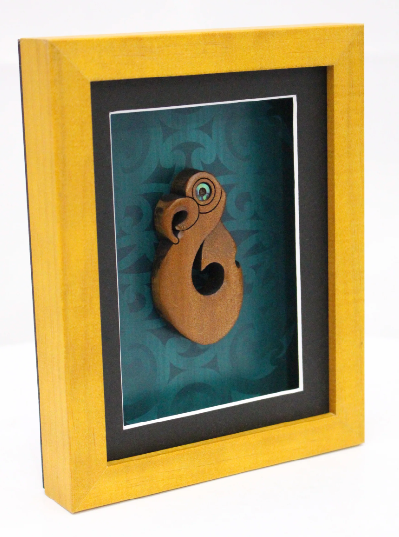 Framed Carved Matau