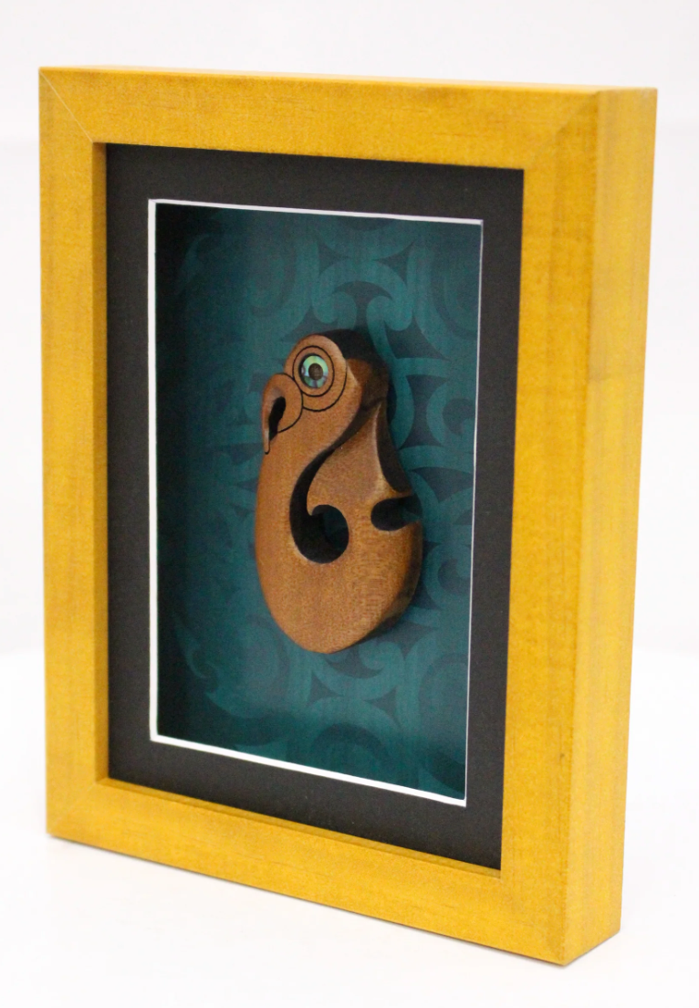 Framed Carved Matau