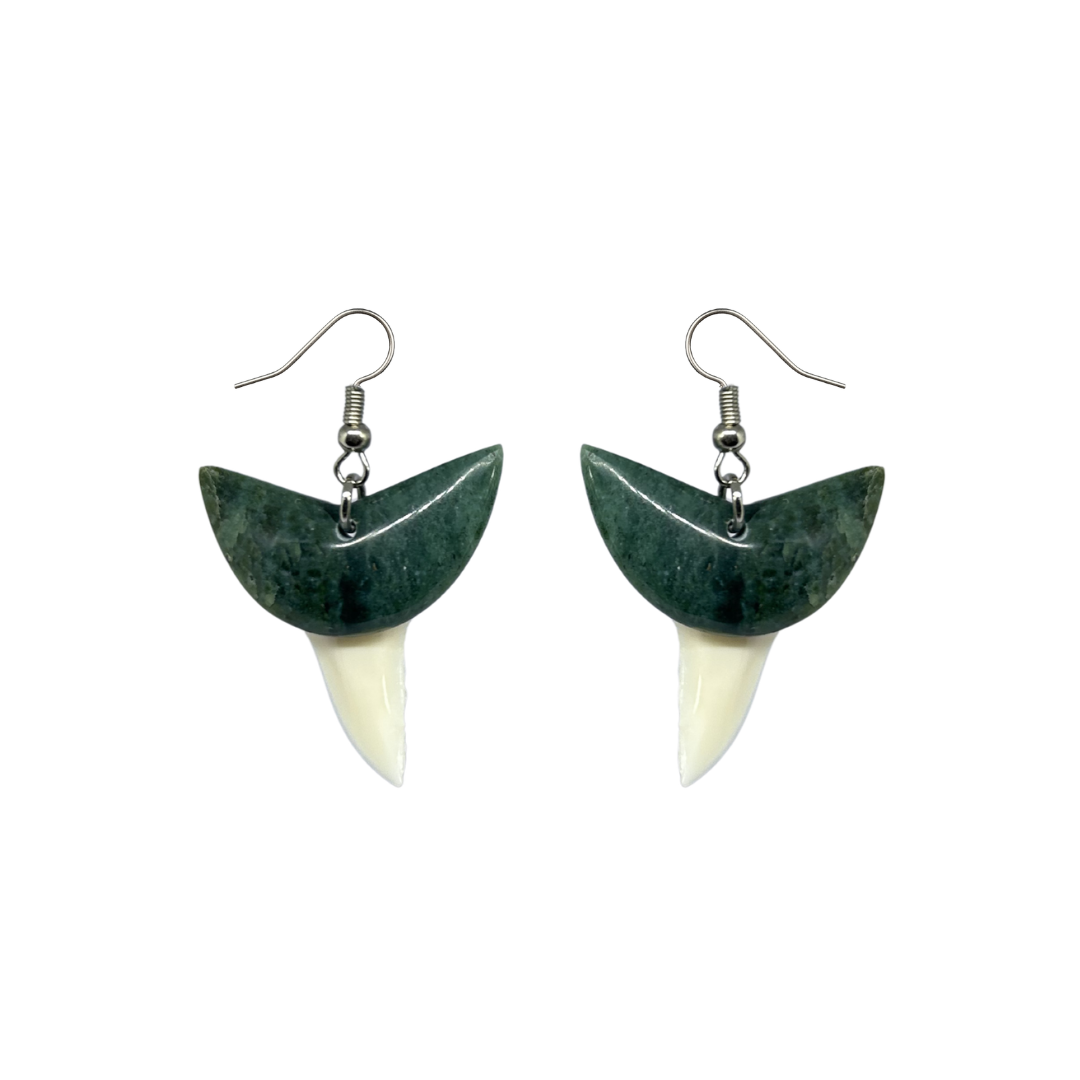 Pounamu Mako Earrings