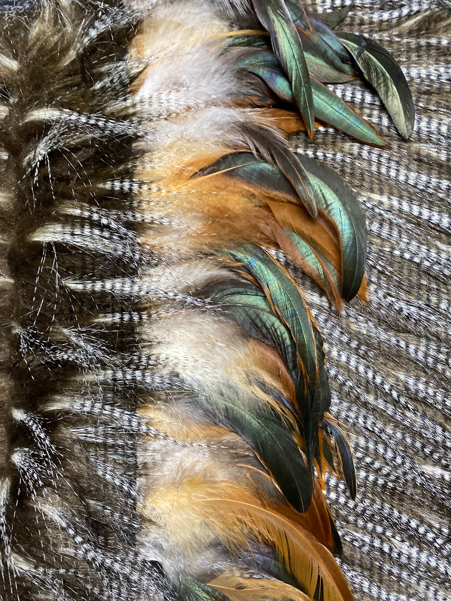 Adult Faux Fur Kakahu Cape