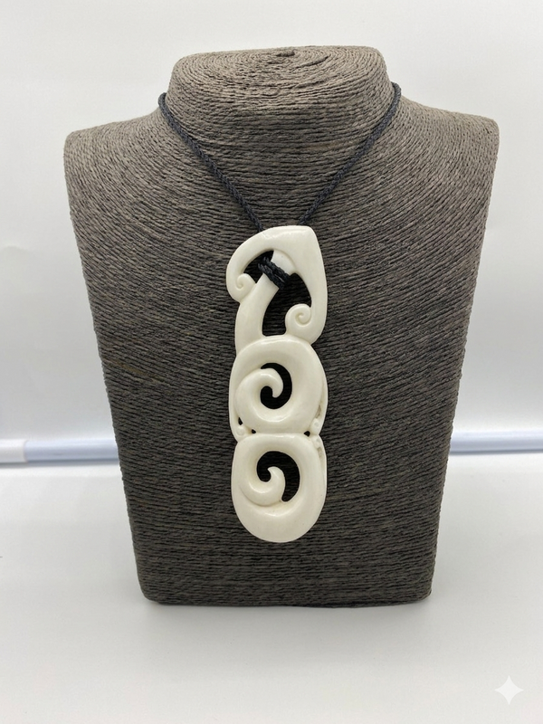 Triple Koru Upright - Bone