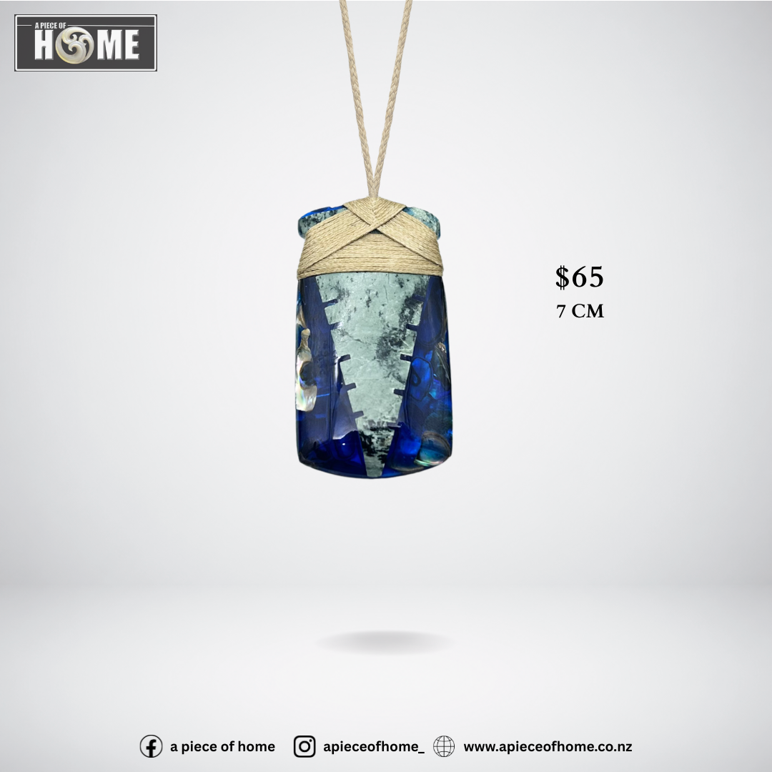 Blue Resin 7 cm