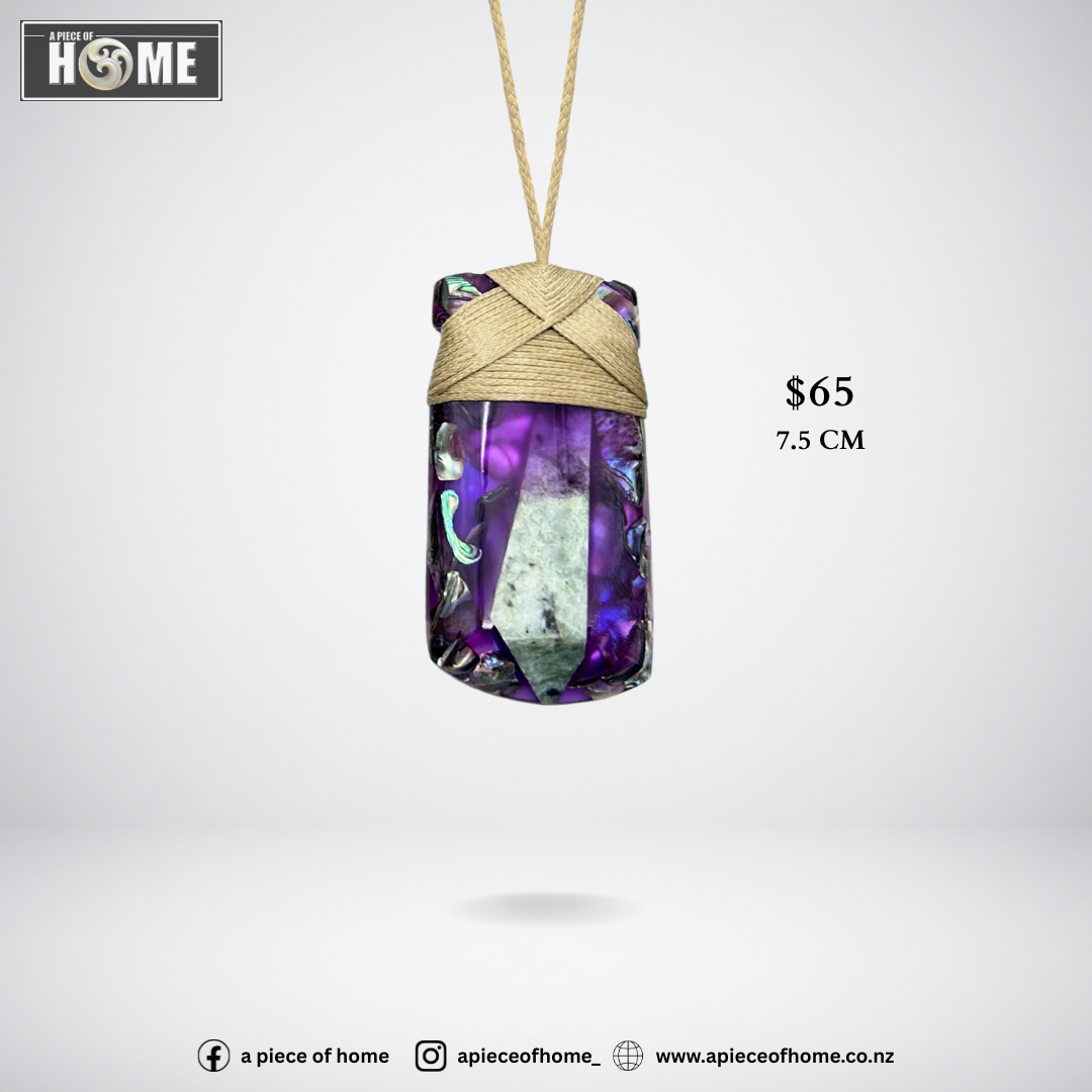 Purple Resin 7 cm