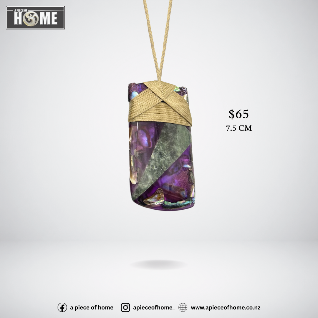 Purple Resin 7 cm