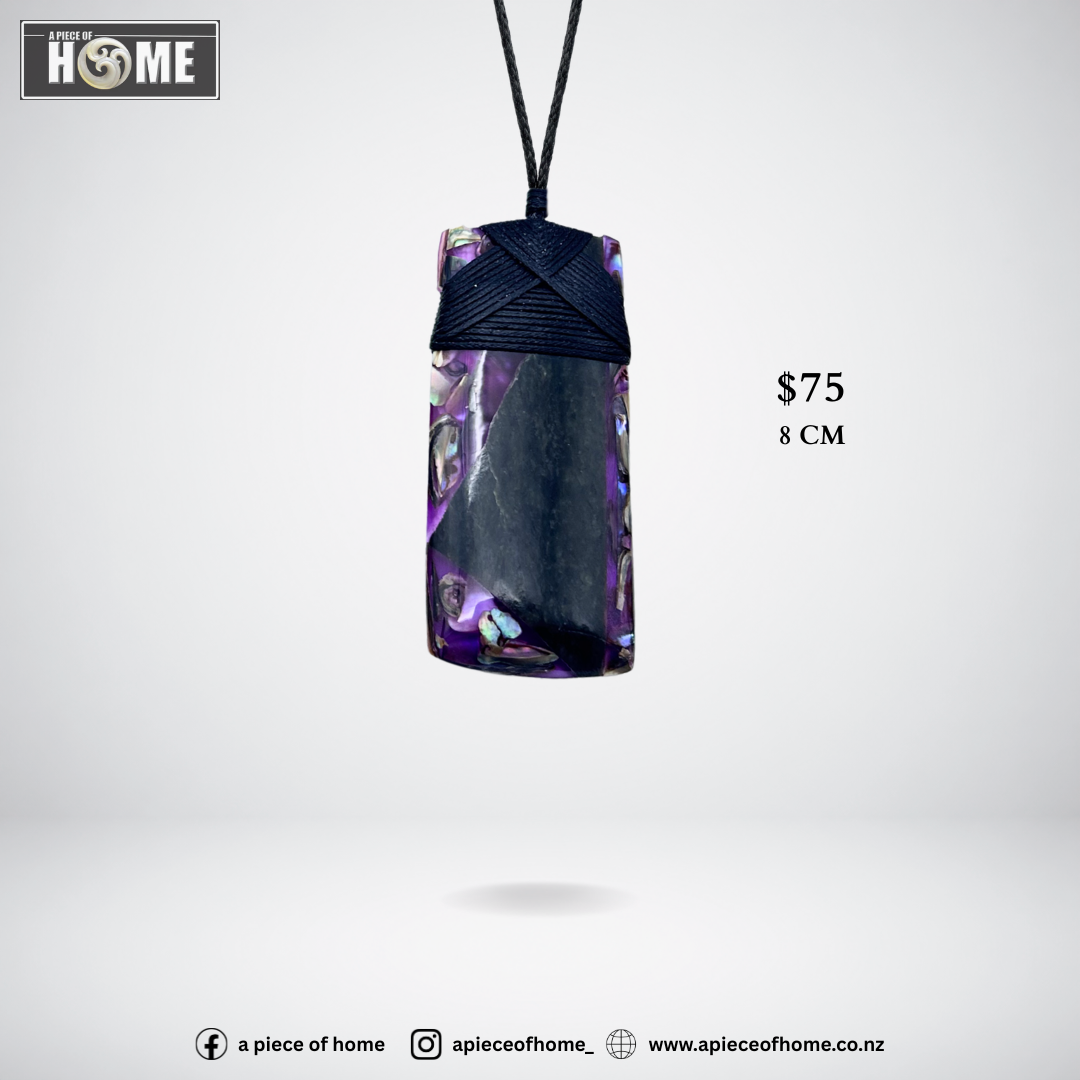 Purple Resin 8 cm