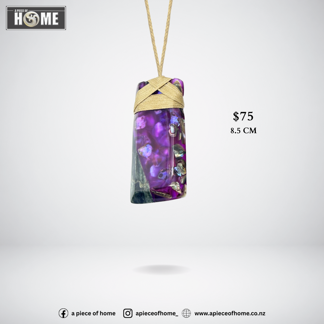 Purple Resin 8 cm