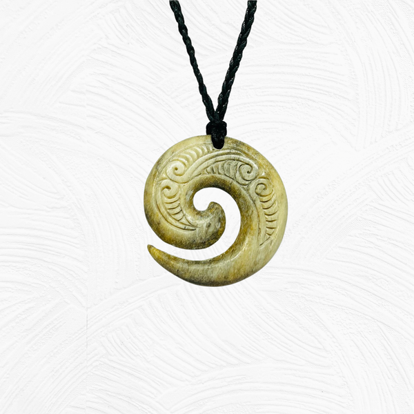 Whale - Carved Koru