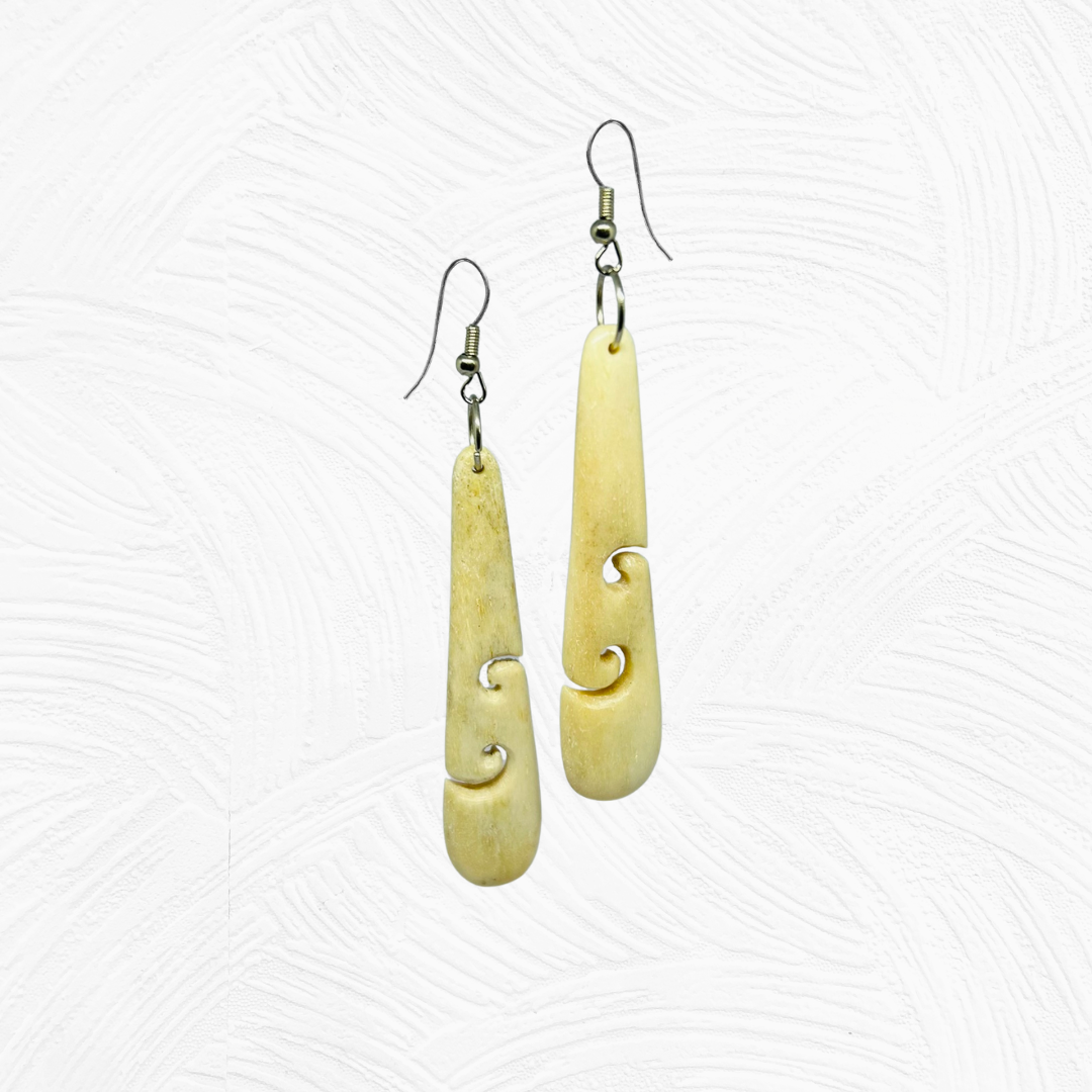 Carved Roimata Earrings