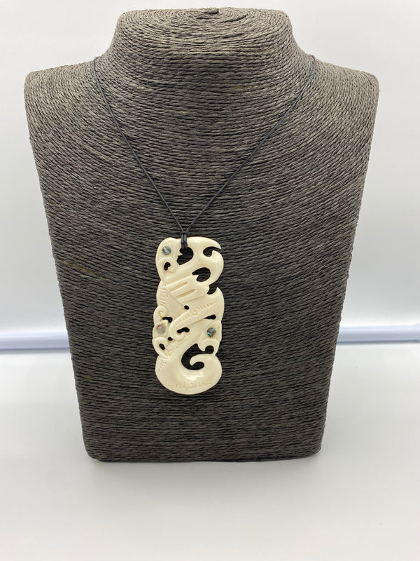 Triple Manaia - Bone