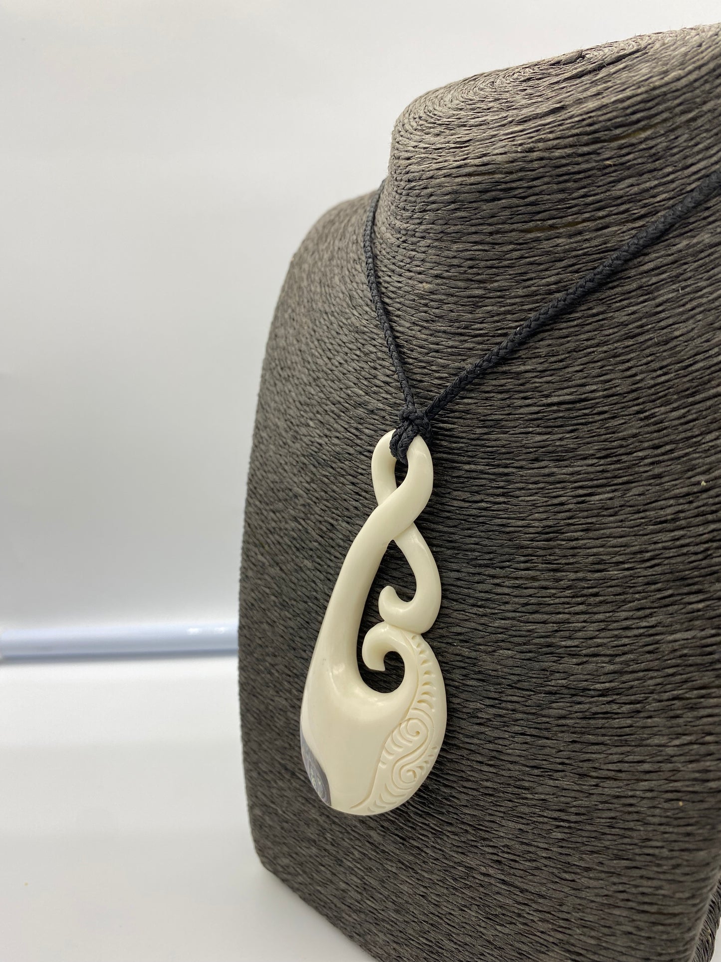 Double Koru Twist - Bone