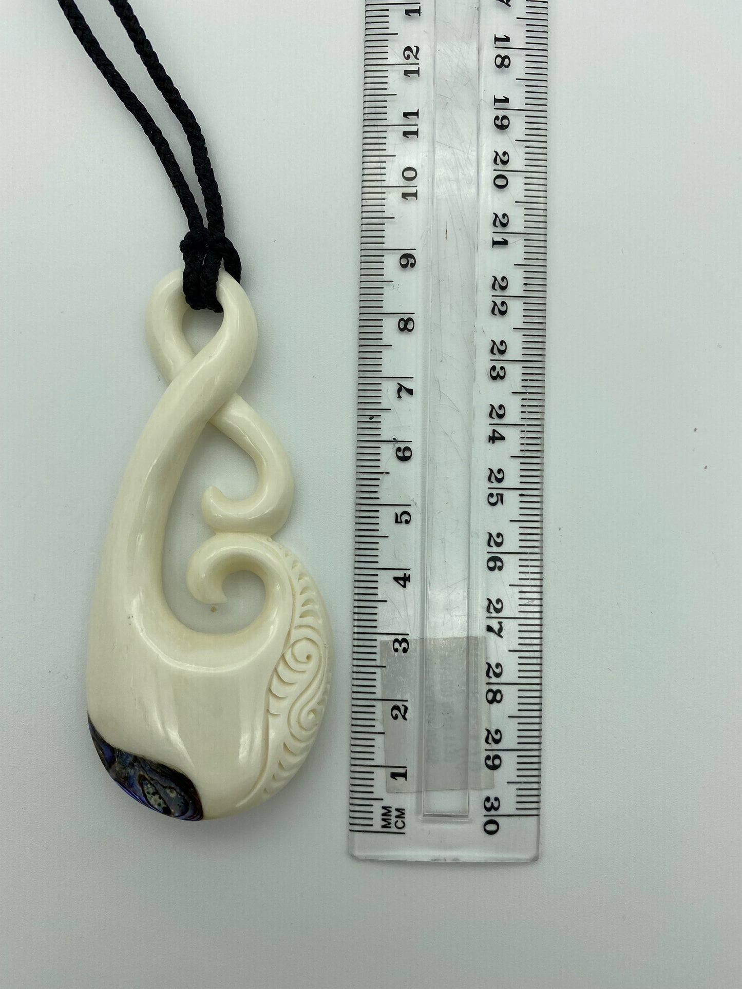 Double Koru Twist - Bone