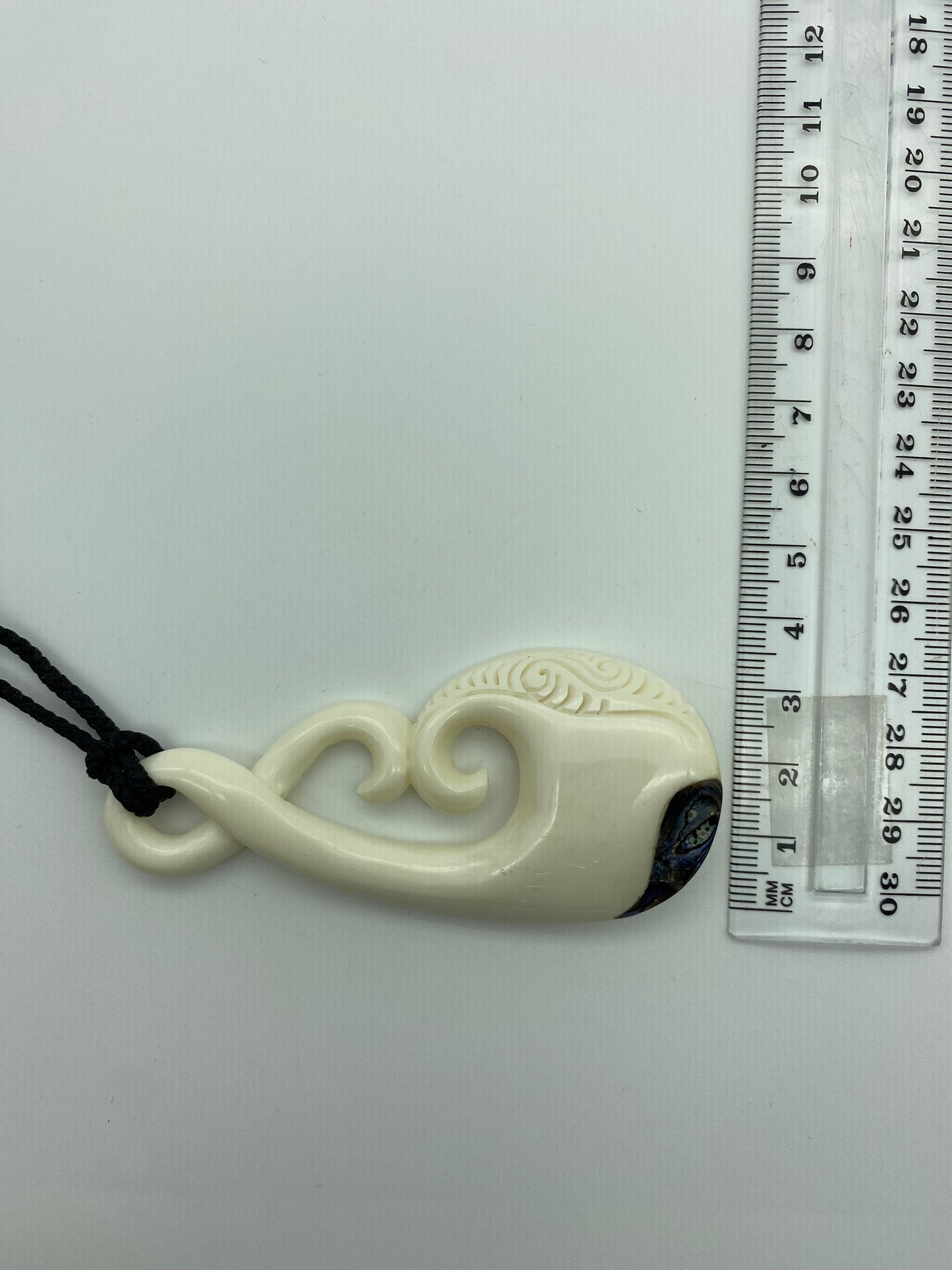 Double Koru Twist - Bone