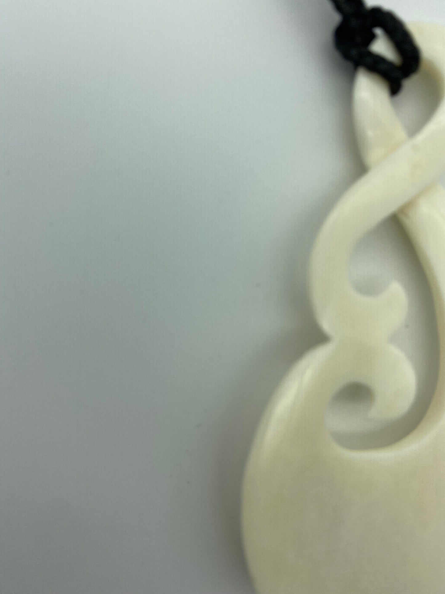 Double Koru Twist - Bone